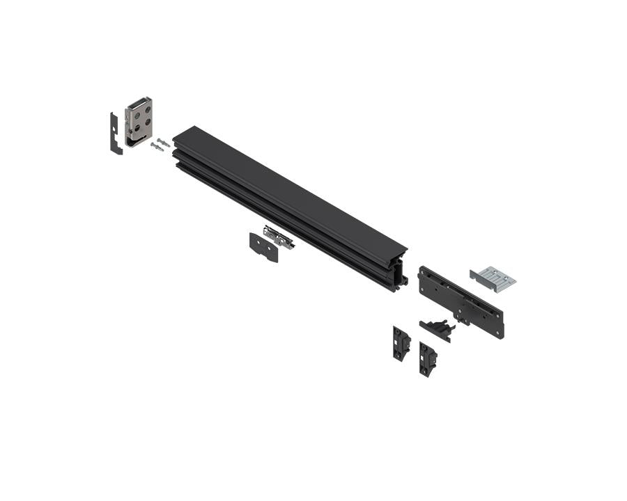 Blum REVEGO duo Assembly for one single door and double door combined. Internal width within the application single door: 600mm. Right 802M6003.R1 by W&B