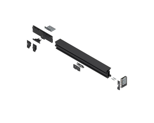 Blum REVEGO duo Assembly for one single door and double door combined. Internal width within the application single door: 800mm. Left. 802M8003.L1 by W&B