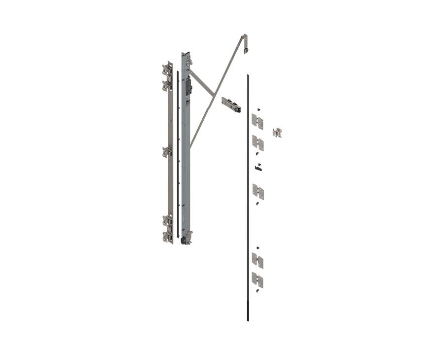Blum Revego Duo Hinge Bracket Set with TIP-ON for pocket height 2557 – 2706mm. Left. 802T6000.L2 by W&B