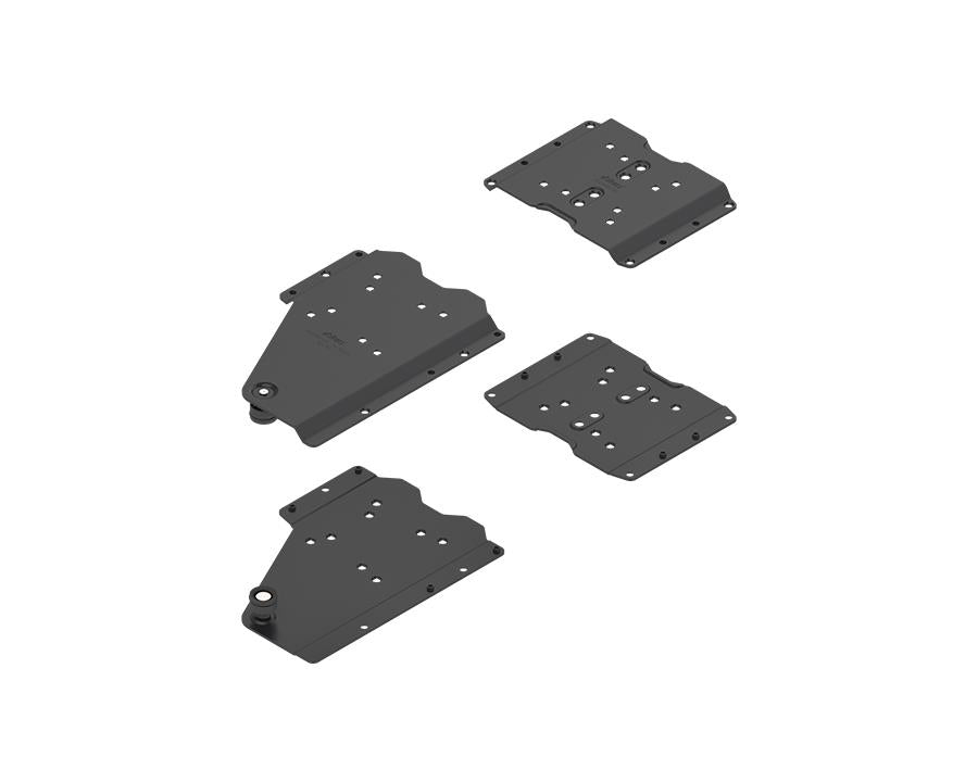 Blum REVEGO duo Pocket Connector Set for Application Without Plinth. For Pocket Side Thickness 18 to 19mm. Right. 802V680B.R1 by W&B