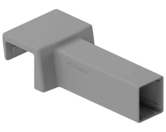Blum AMBIA-LINE Cross Gallery Connector for MERIVOBOX Indium Grey by W&B