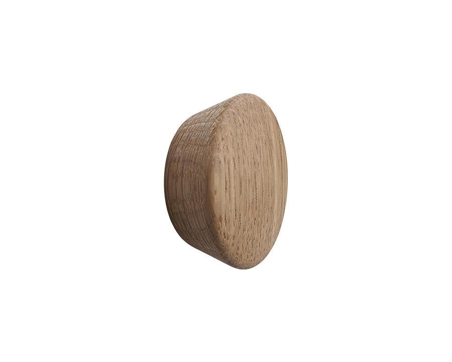 Furnipart Beret Knob. Finish: Oak Lacquered. Diameter: 45mm