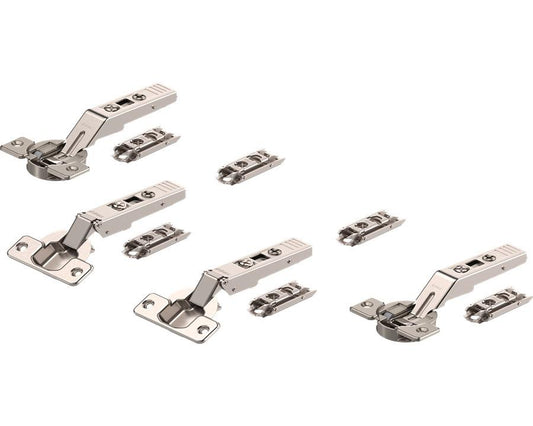 Blum CLIP top Centre Hinge Set For AVENTOS Overhead Stay Bi-Fold Systems 134 Degree, Unsprung. Boss: Screw-On 78Z5500T12 by W&B