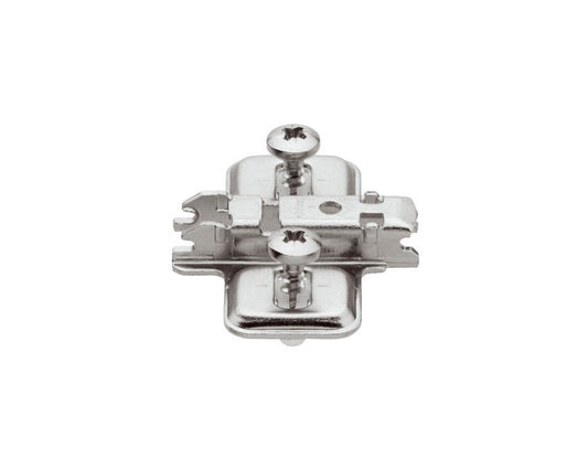 Blum CLIP Mounting Plate. 0mm. Twin Application. *Note - Short EXPANDO Dowel* 174E610Z by W&B