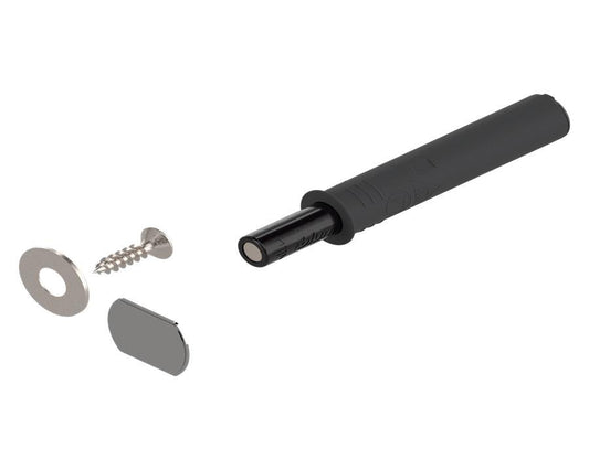 Blum TIP-ON for Doors Set, Short Version, 50mm, with Magnet Carbon Black 956.1004 by W&B