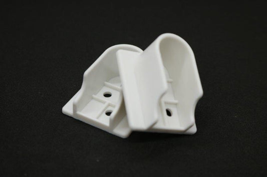 U Flange | 16mm | Plastic | White