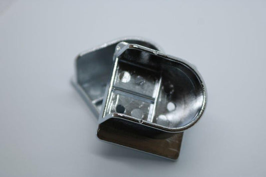 End Flange | 25mm | Silver Chrome