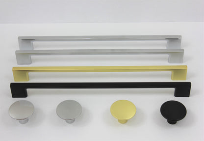Brushed Gold Craftline D Handle - Contemporary Kitchen Handle