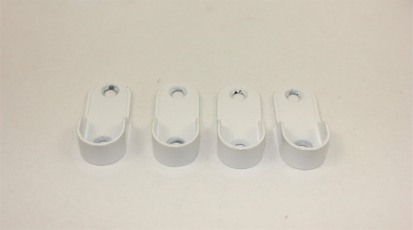 Oval End Flange | 16mm | White