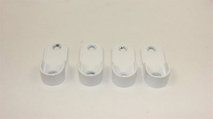 Oval End Flange | 16mm | White