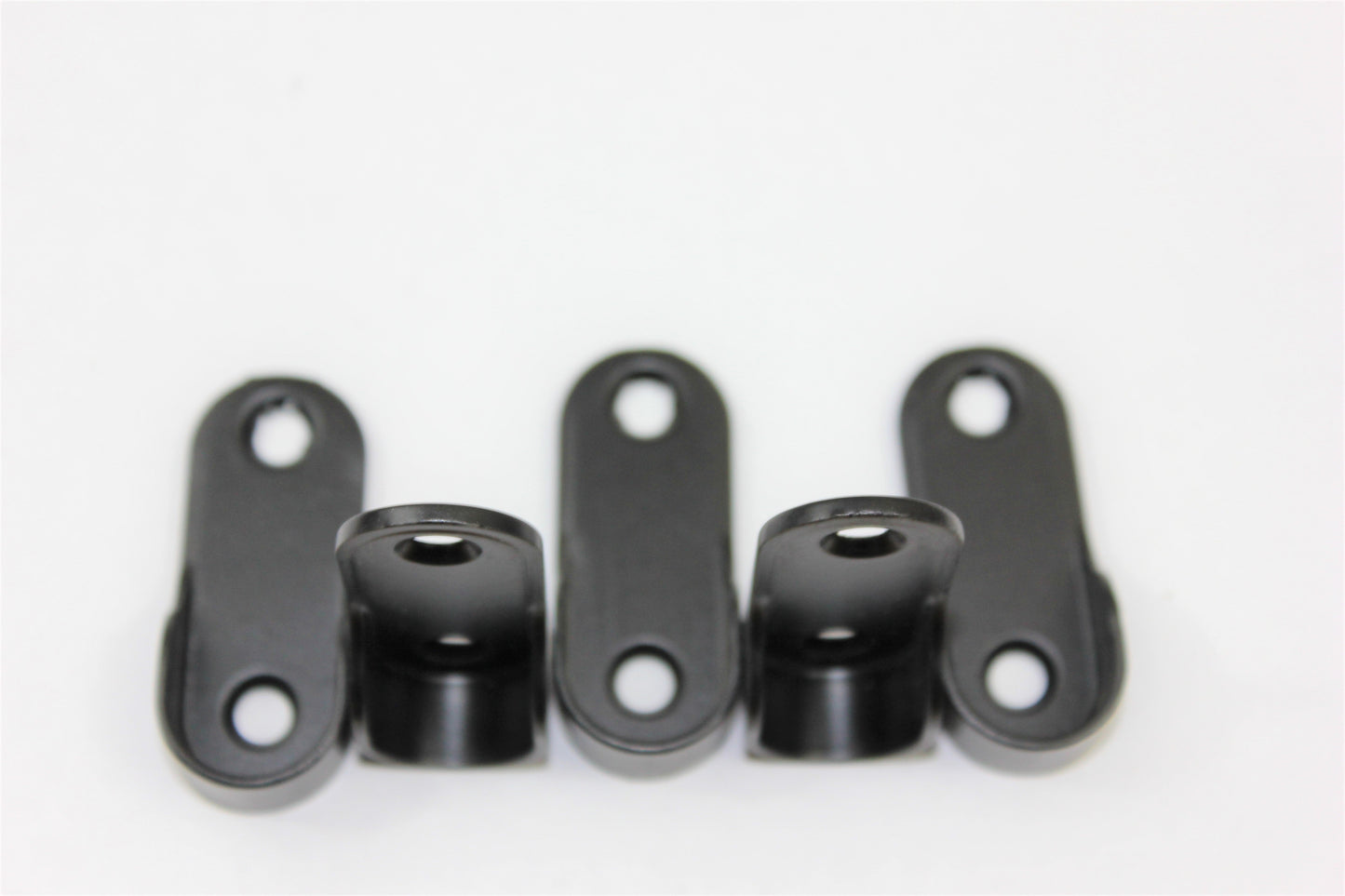 Oval End Flange | 16mm | Matte Black