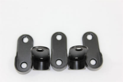 Oval End Flange | 16mm | Matte Black