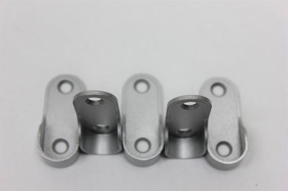 Oval End Flange | 16mm | Matte Black