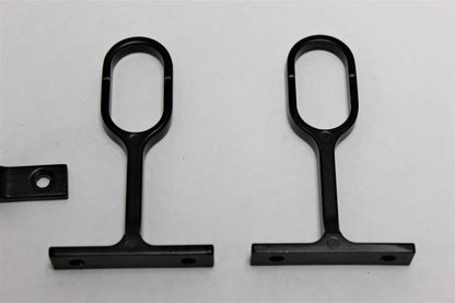 Oval Pillar Centre | 16mm | Black