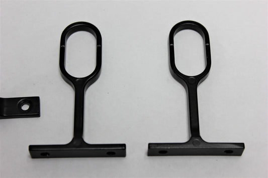 Oval Pillar Centre | 16mm | Black