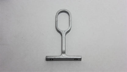 Oval Pillar Centre | 16mm | Brushed Silver