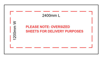 9mm | Craftform Bendy MDF | Long and short ways | 2400mm x 1200mm