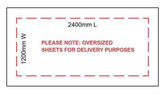 9mm | Craftform Bendy MDF | Long and short ways | 2400mm x 1200mm