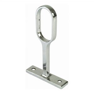 Oval Pillar Centre | 16mm | Chrome