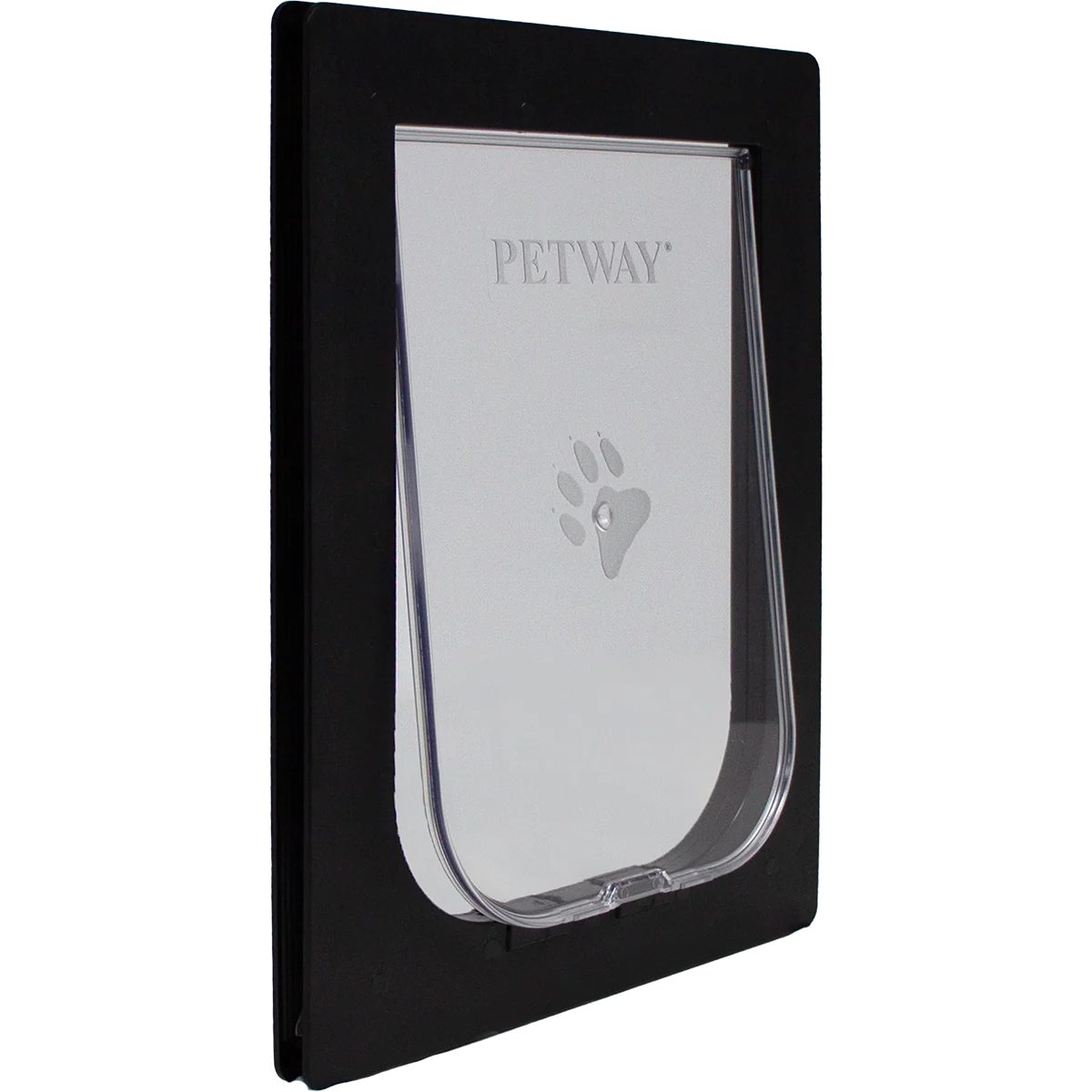 PETWAY PET DOOR LARGE BLACK 400MM X 260MM - 7107085