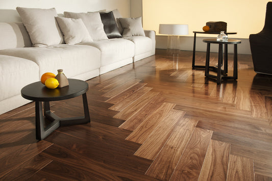 American Walnut | Herringbone Engineered Flooring | Coswick