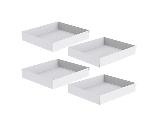 SIGE Pro Line Spazio | 4 Corner Pull Out System Basket Set | Includes 4 Baskets