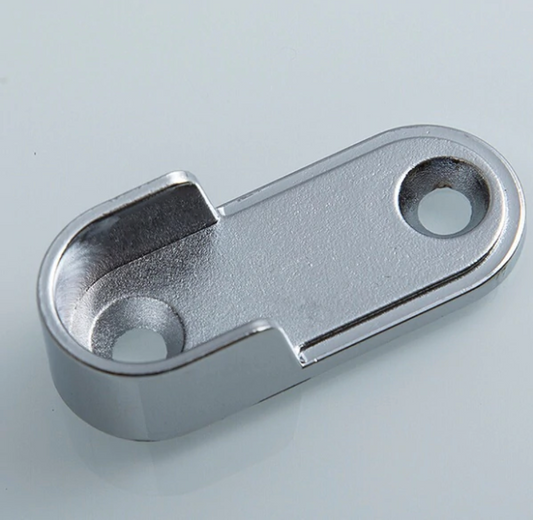 Oval end Flange | 16mm | Chrome