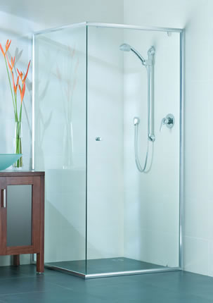 Semi-Frameless shower screen