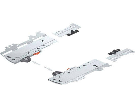Blum TIP-ON BLUMOTION set (unit and latch) for MERIVOBOX. For 270 – 300mm NL runners. Type S1. Total weight of pull out 10 - 20kg by W&B