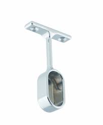 Oval Pillar End | 16mm | Chrome