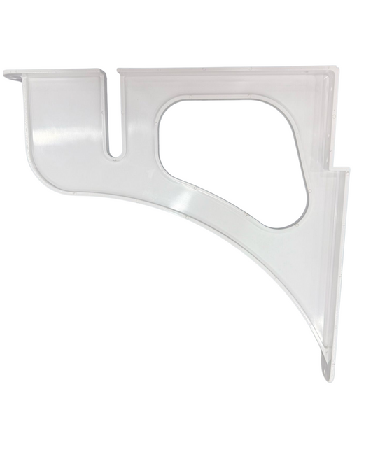 Wardrobe Shelf Bracket | White