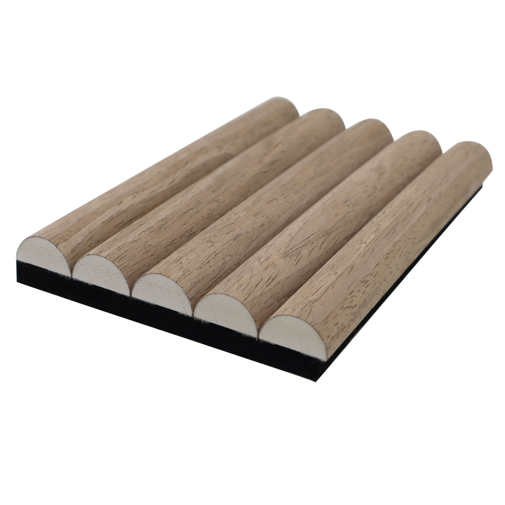 Acoustic Half Round Panel | Walnut Oak – My Store