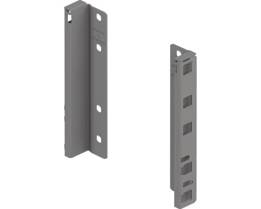 Blum MERIVOBOX Back Fixing Bracket Set E Height Indium Grey by W&B