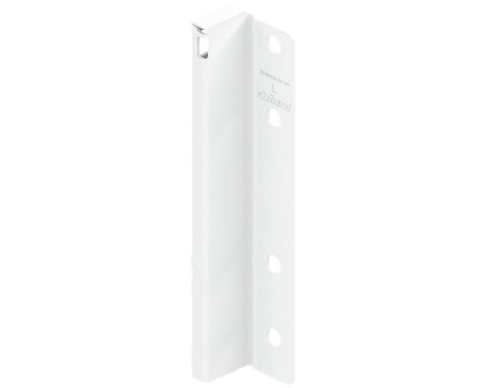 Blum MERIVOBOX Back Fixing Bracket Left Hand Industrial Pack E Height Silk White *Must be purcahsed in pack quantity of 50 by W&B