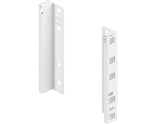 Blum MERIVOBOX Back Fixing Bracket Set E Height Silk White by W&B