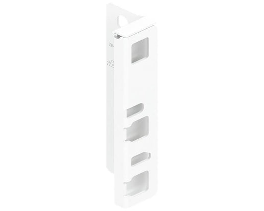 Blum MERIVOBOX Back Fixing Bracket Right Hand Industrial Pack K Height Silk White *Must be purcahsed in pack quantity of 50 by W&B