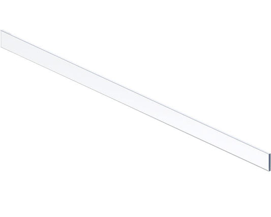 Blum MERIVOBOX Low Clear Front Glass for Inner Pull-Out 1200mm by W&B
