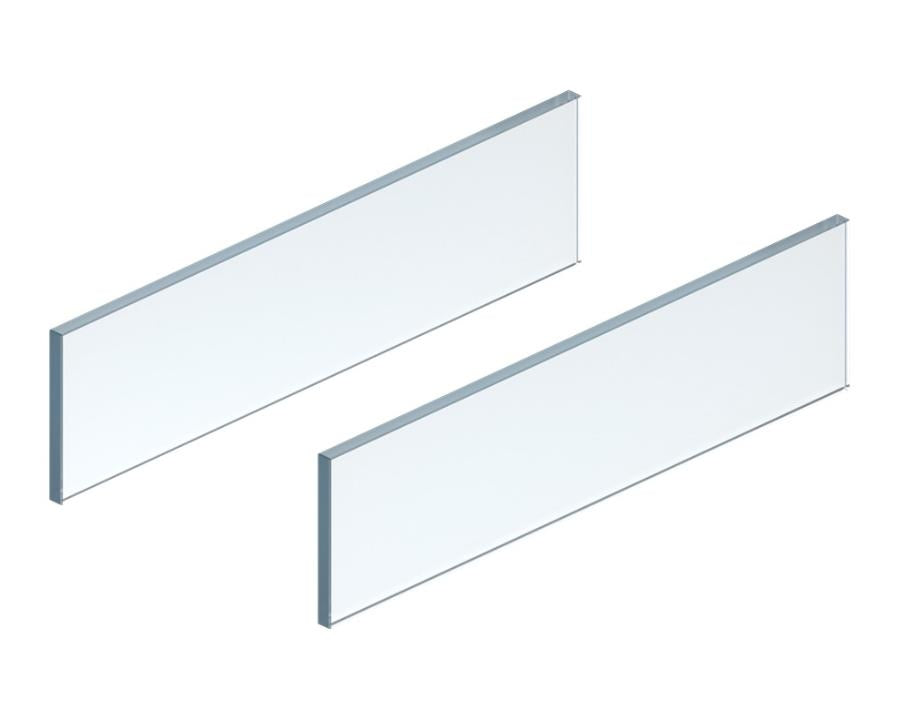 Blum LEGRABOX free side design element 500mm Clear pair ZE7S388G by W&B