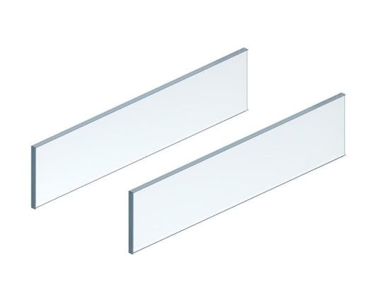 Blum LEGRABOX free side design element 550mm Clear pair ZE7S438G by W&B