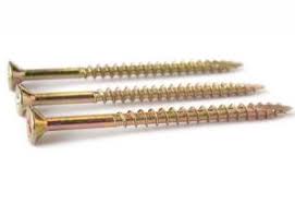 8G x 75mm zink plated countersunk screws