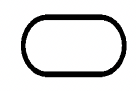 Black Oval Hanger Rail 15mm x 30mm x 3m